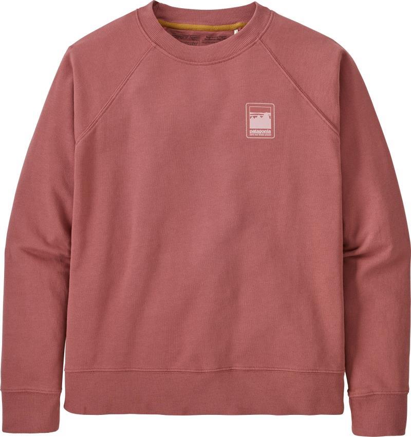 Alpine Icon Regenerative Organic Pilot Cotton Crew Sweatshirt - Womens - rosehip 1