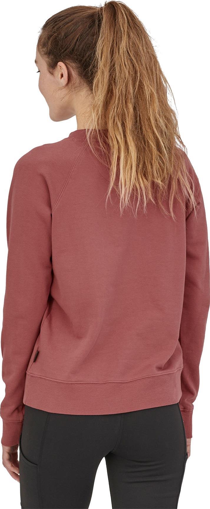 Alpine Icon Regenerative Organic Pilot Cotton Crew Sweatshirt - Womens - rosehip 1