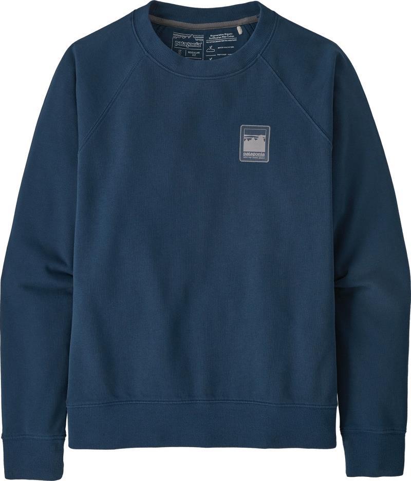 Alpine Icon Regenerative Organic Pilot Cotton Crew Sweatshirt - Womens - tidepool blue 1