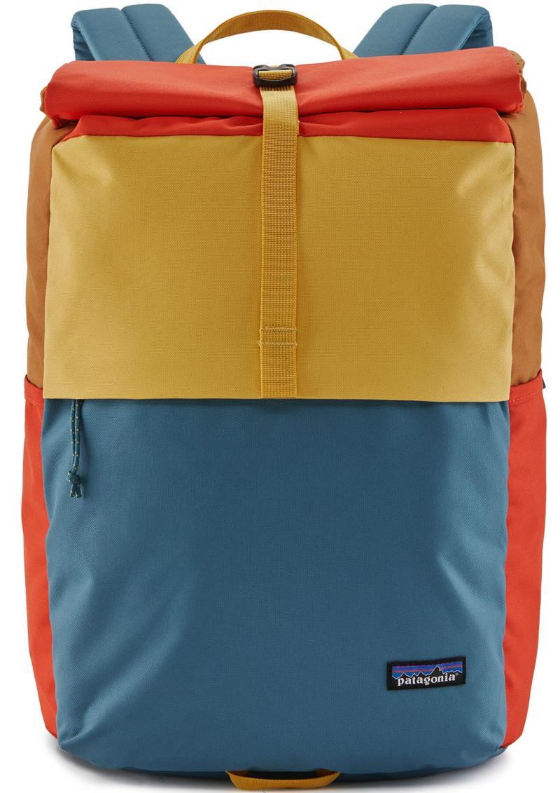 Arbor Roll Top Pack - patchwork / surfboard yellow 1