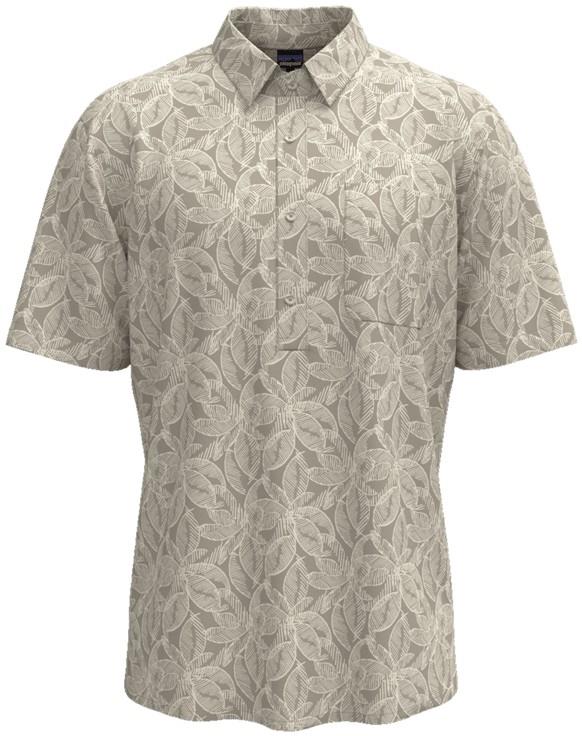 Back Step Pullover Shirt - Mens - palmy / albatross grey 1