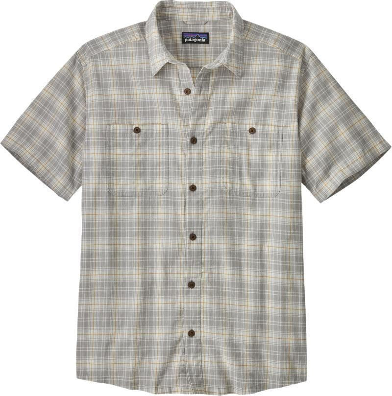 Back Step SS Shirt - Mens - beyond horizons / salt grey 1
