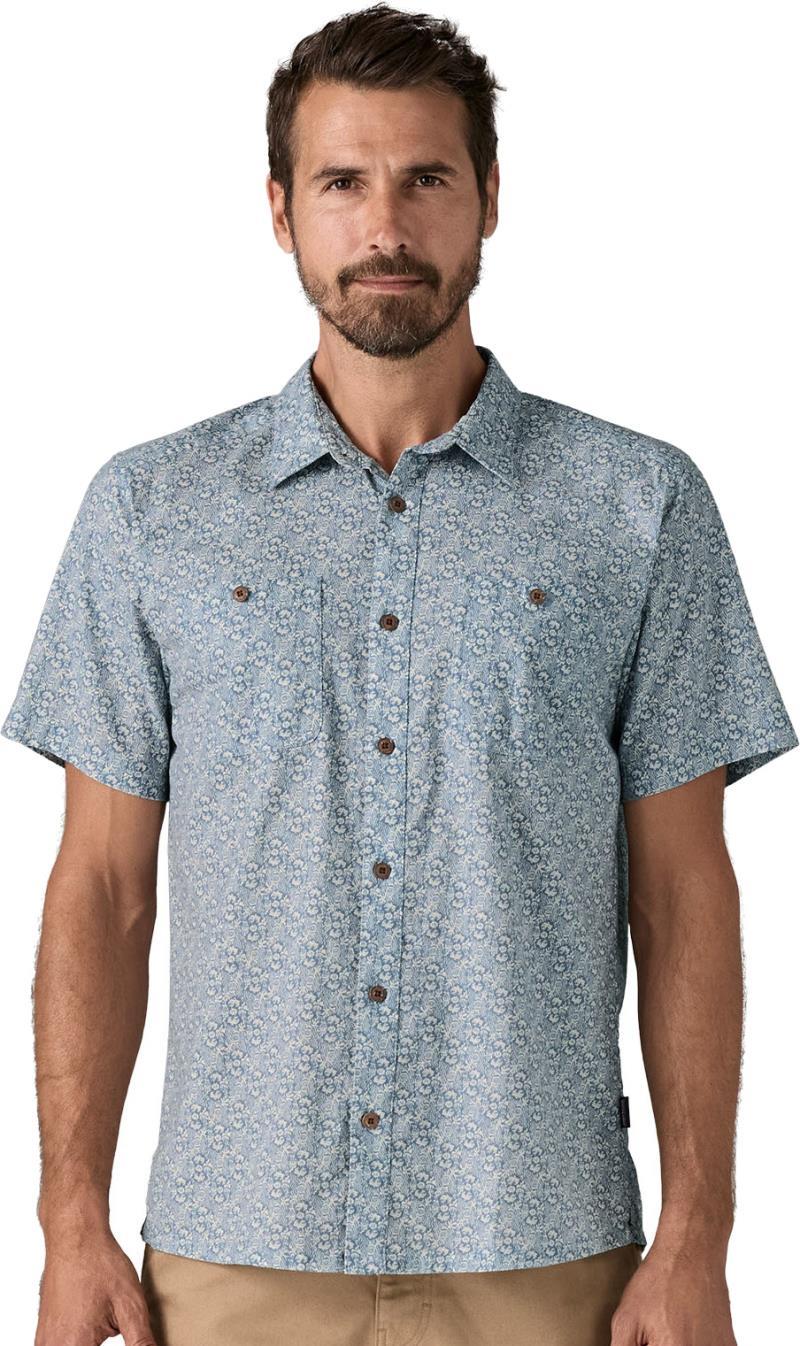 Back Step SS Shirt - Mens - mountain breeze / still blue 1