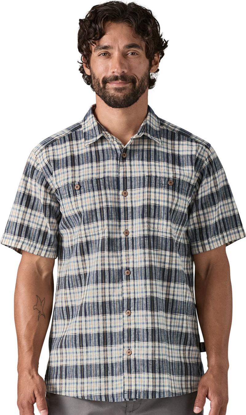 Back Step SS Shirt - Mens - sunlight / new navy 1
