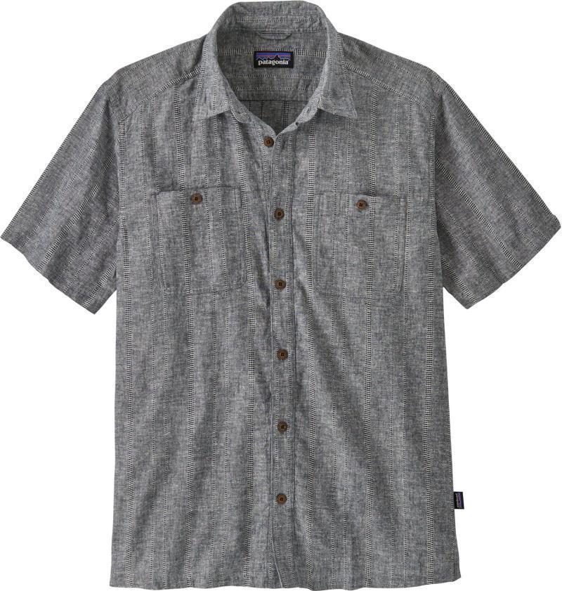 Back Step SS Shirt - Mens - swell dobby / new navy 1