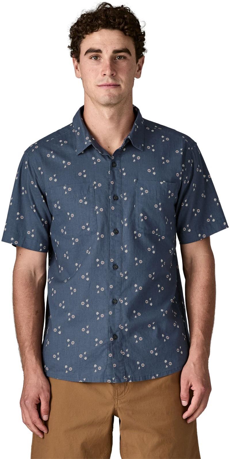 Back Step Shirt - Mens - bouquet / dolomite blue 1