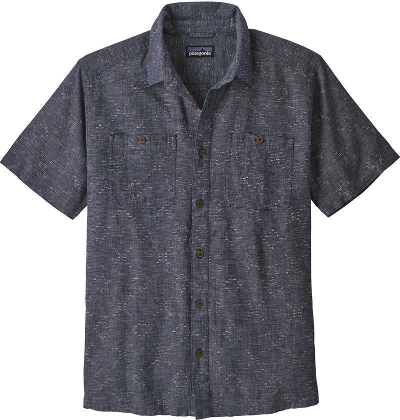 Back Step Shirt - Mens - goshawk dobby / new navy 1