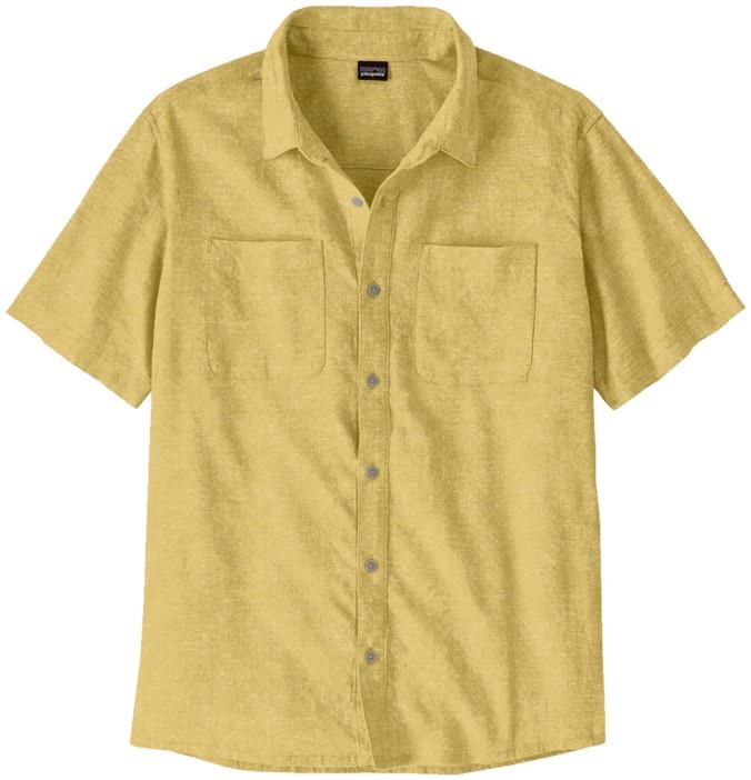 Back Step Shirt - Mens - goshawk dobby / surfboard yellow 1