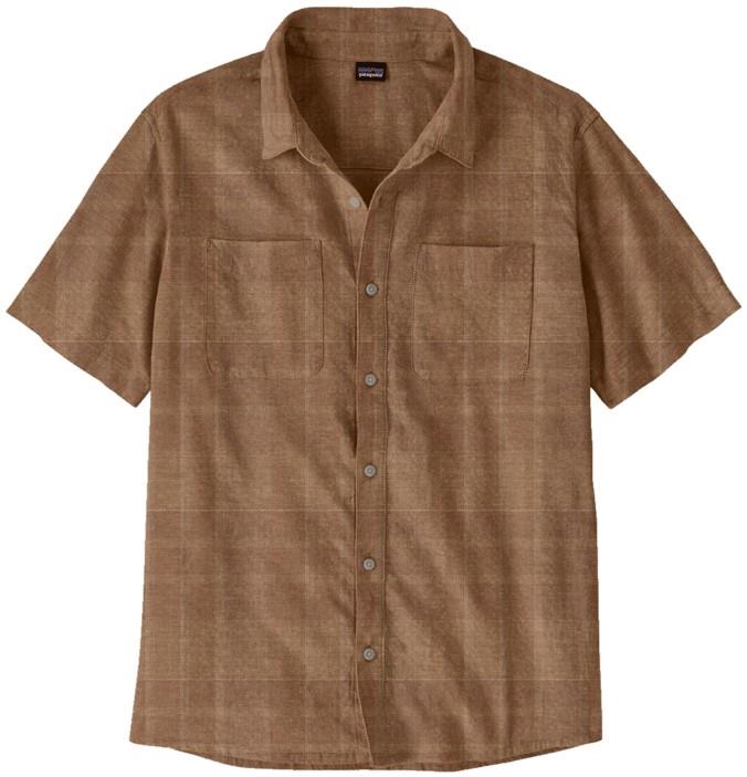 Back Step Shirt - Mens - shore plaid / fossil brown 1
