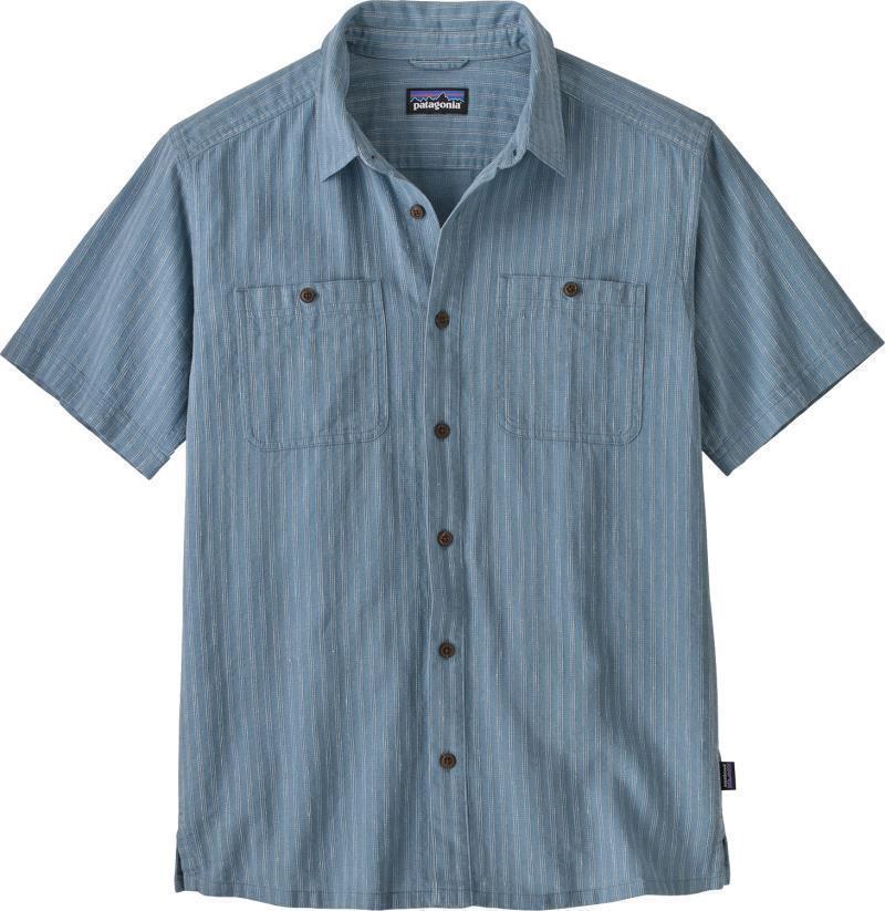Back Step Shirt - Mens - small currents / light plume grey 1