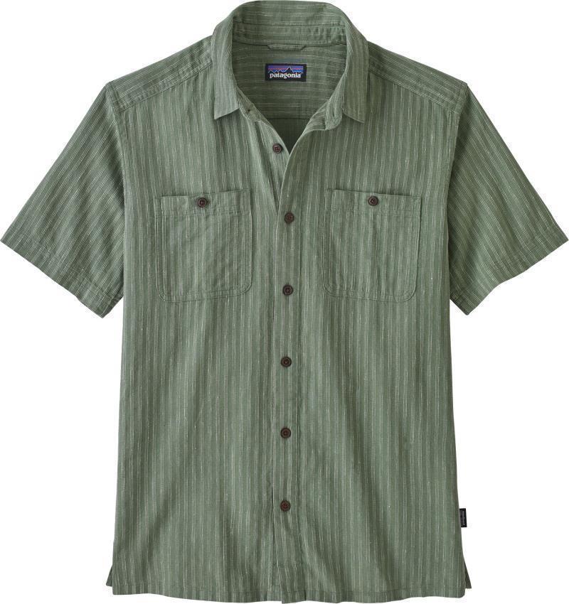 Back Step Shirt - Mens - small currents / sedge green 1