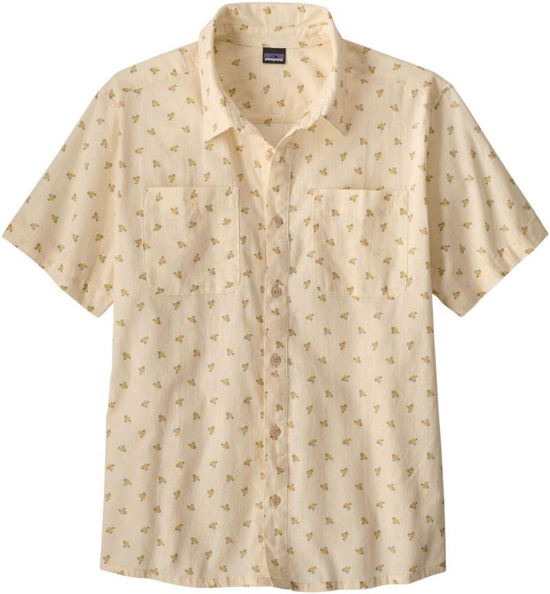 Back Step Shirt - Mens - snow ditsy / natural 1