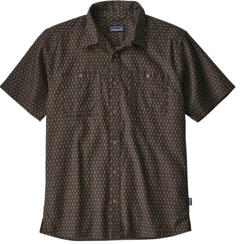 Back Step Shirt - Mens - windmills / ink black 1