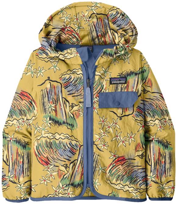 Baggies Jacket - Baby - parallel lines / surfboard yellow 1