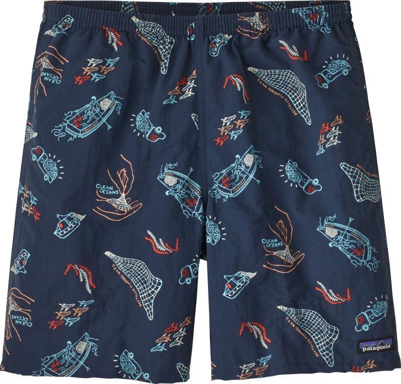 Baggies Longs, 7" Inseam - Mens - Clean Currents / Tidepool Blue 1