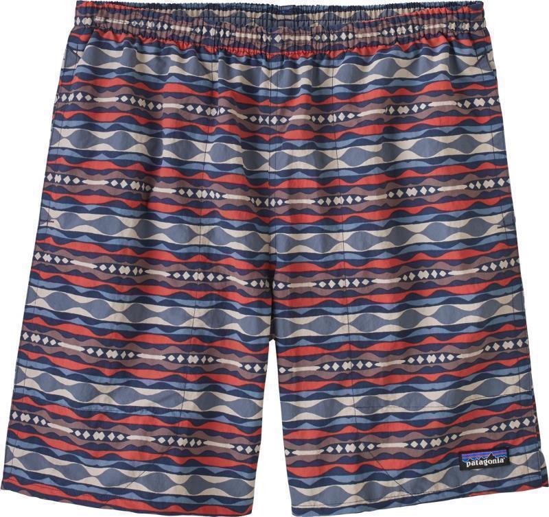 Baggies Longs, 7" Inseam - Mens - Coast Highway Multi / Sumac Red 1