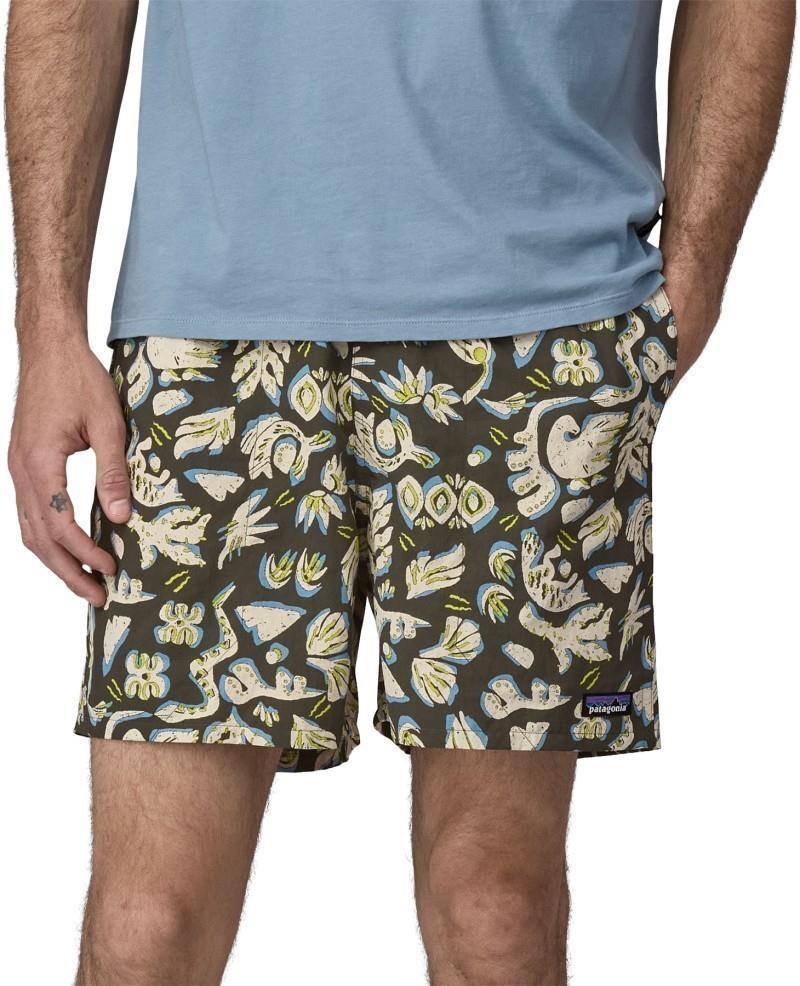 Baggies Shorts, 5" Inseam - Mens - across oceans / pine needle green 1