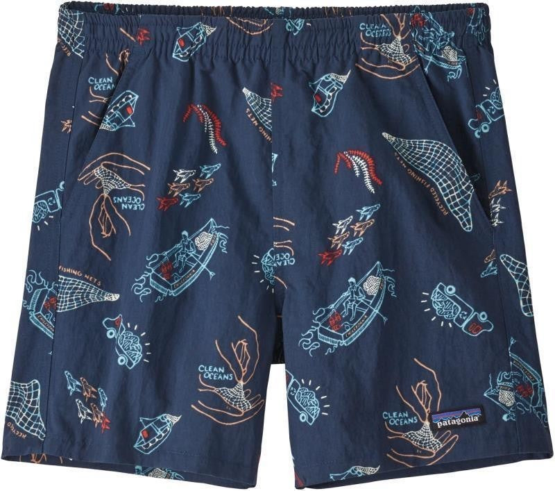 Baggies Shorts, 5" Inseam - Womens - clean currents / tidepool blue 1