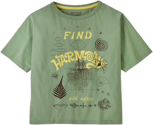 Balance Easy Cut Organic SS T-Shirt - Womens - find harmony / ellwood green 1