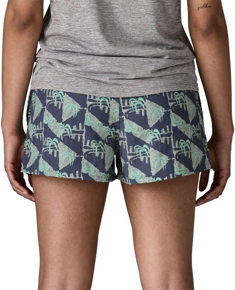 Barely Baggies Shorts, 2.5" Inseam - Womens - jaguar geo / blue sage 1