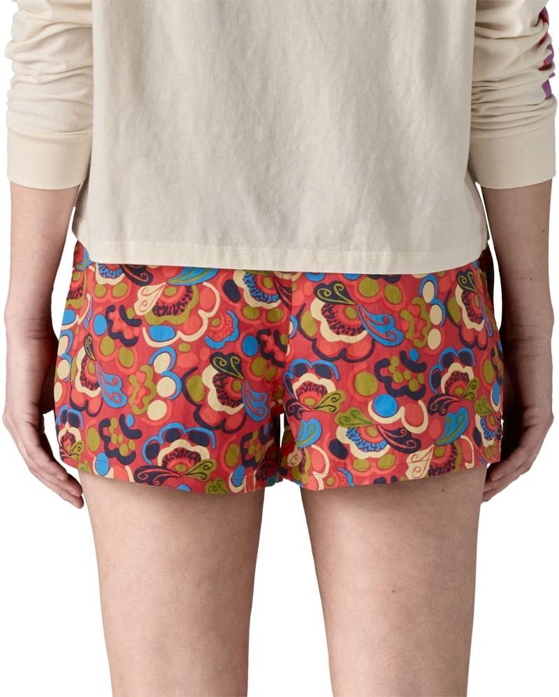Barely Baggies Shorts, 2.5" Inseam - Womens - river river / amanita red 1