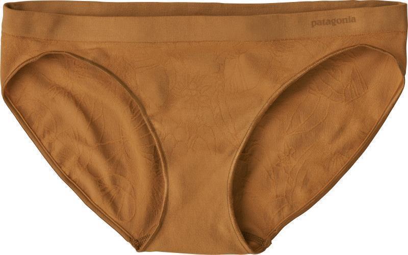 Barely Bikini - Womens - valley flora jacquard / umber brown 1
