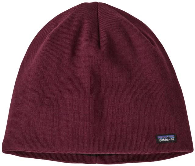 Beanie Hat - berry fig 1