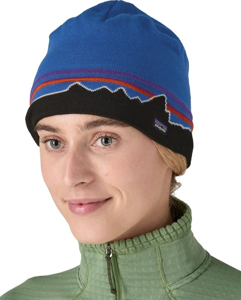 Beanie Hat - classic fitz roy / andes blue 1