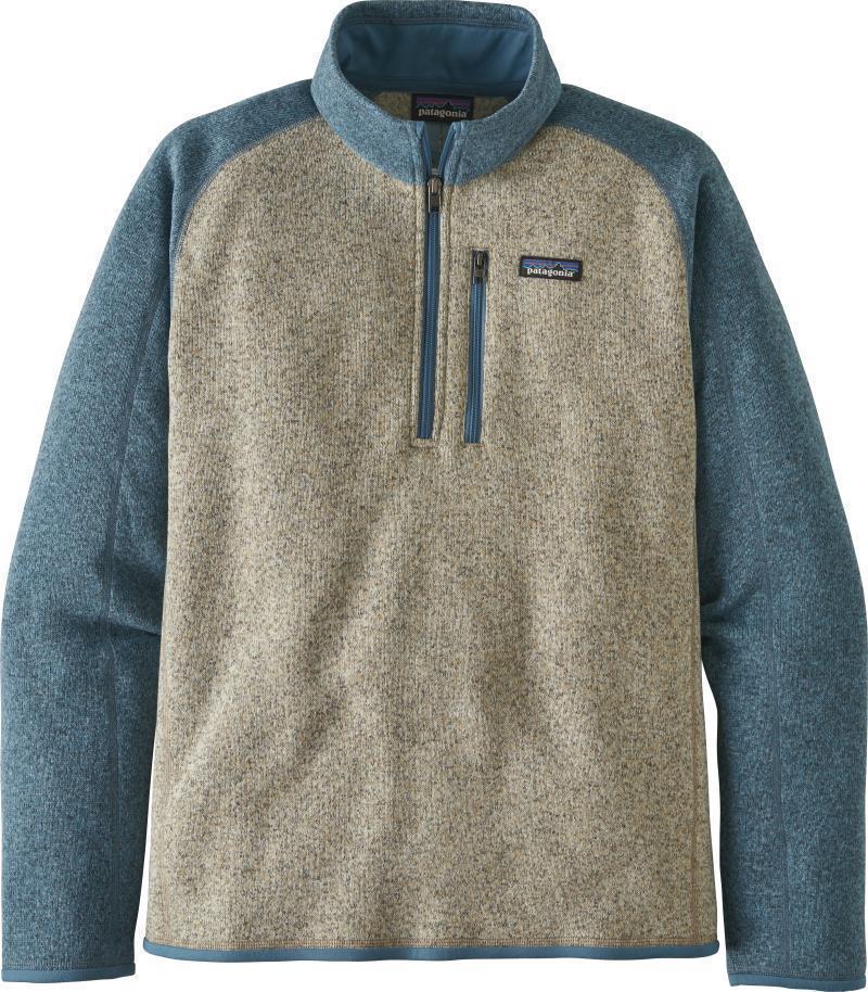 Better Sweater 1/4 Zip - Mens - Bleached Stone w/Pigeon Blue 1