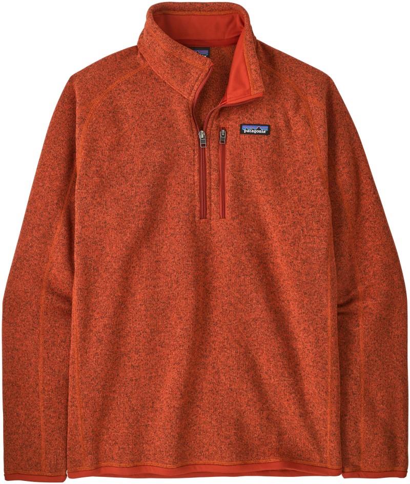 Better Sweater 1/4 Zip - Mens - coal orange 1