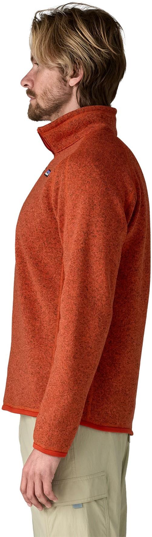 Better Sweater 1/4 Zip - Mens - coal orange 1