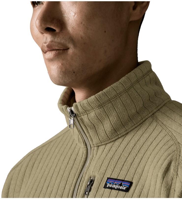 Better Sweater 1/4 Zip - Mens - weathered stone rib knit 1