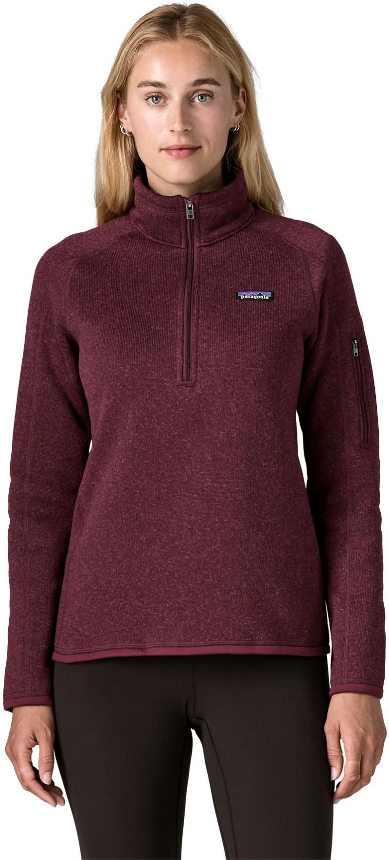 Better Sweater 1/4 Zip - Womens - berry fig 1