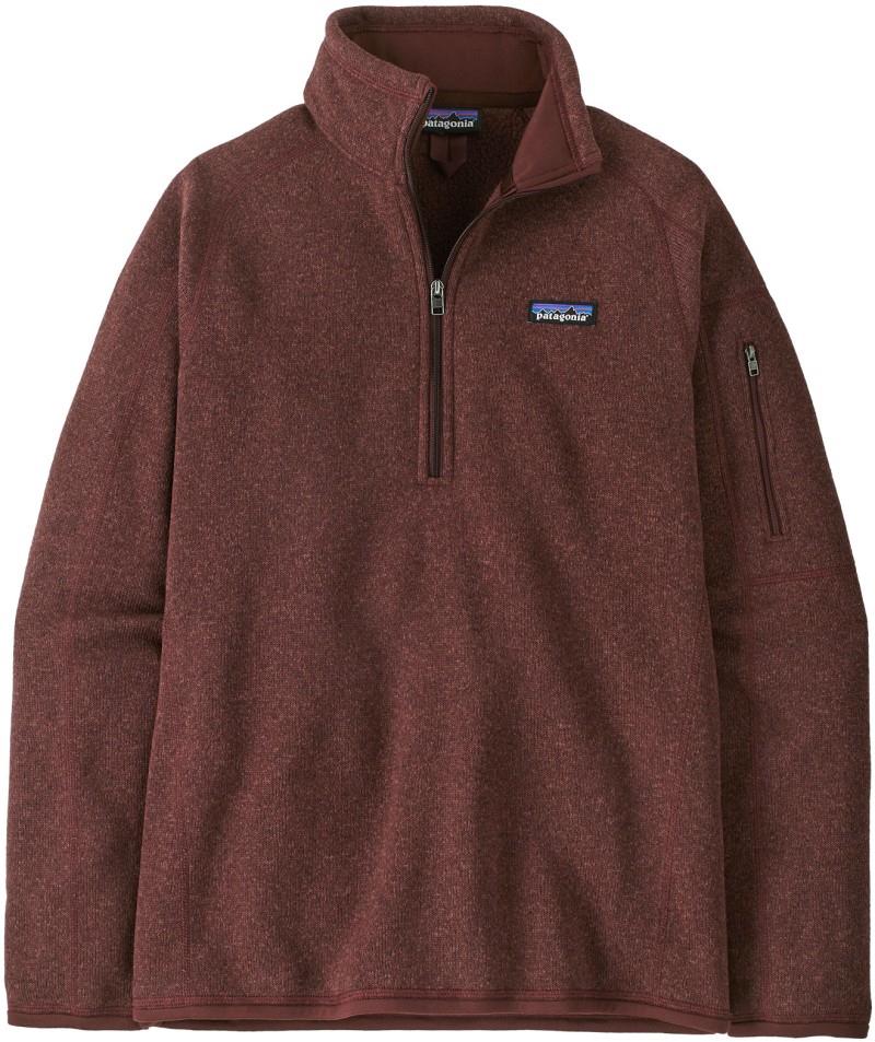 Better Sweater 1/4 Zip - Womens - dark ruby 1