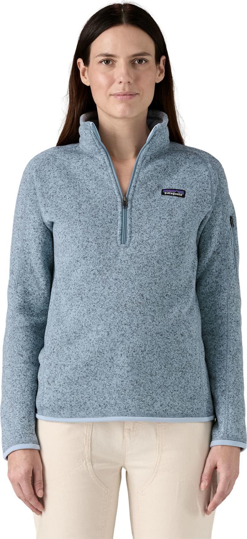 Better Sweater 1/4 Zip - Womens - fleck blue 1