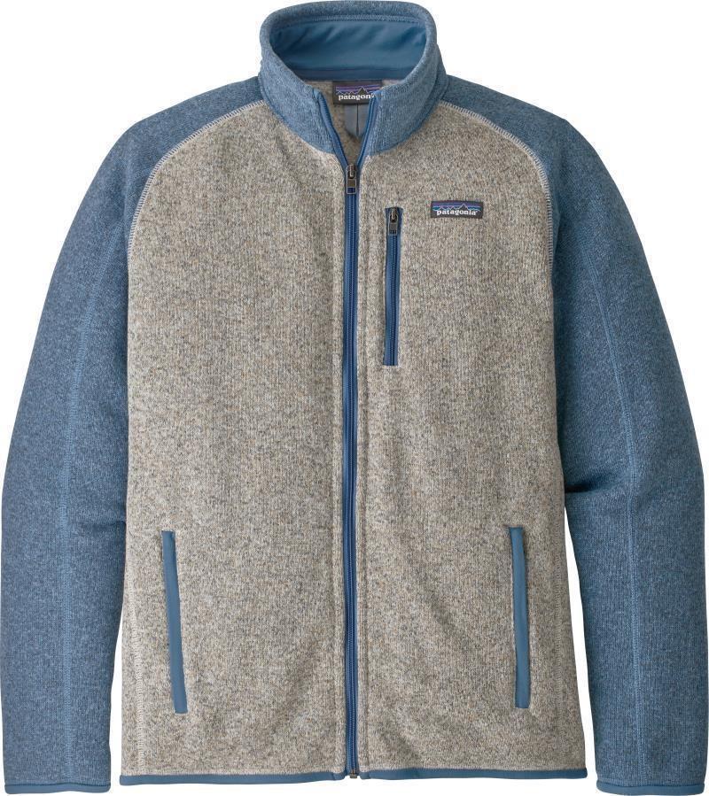 Better Sweater Jacket - Mens - bleached stone w/pigeon blue 1