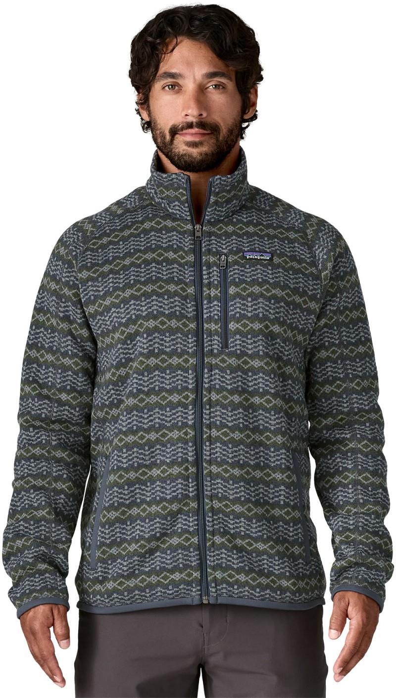 Better Sweater Jacket - Mens - woven together / smolder blue 1