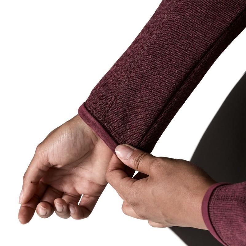 Better Sweater Jacket - Womens - berry fig 1