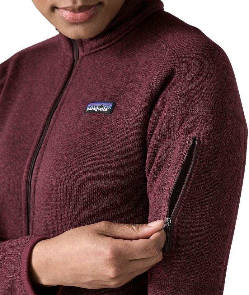 Better Sweater Jacket - Womens - berry fig 1