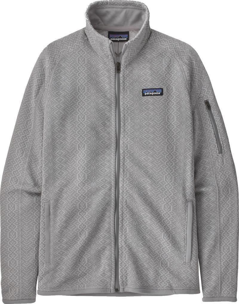 Better Sweater Jacket - Womens - frozen jaquard / salt grey 1
