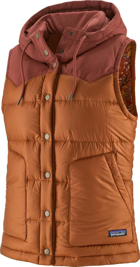 Bivy Hooded Vest - Womens - Wood Brown 1