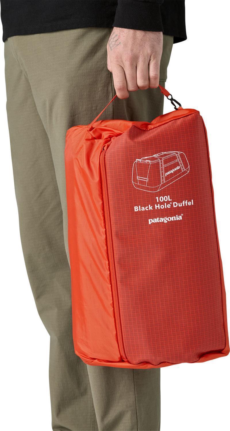 Black Hole Duffel 100L - pollinator orange 1