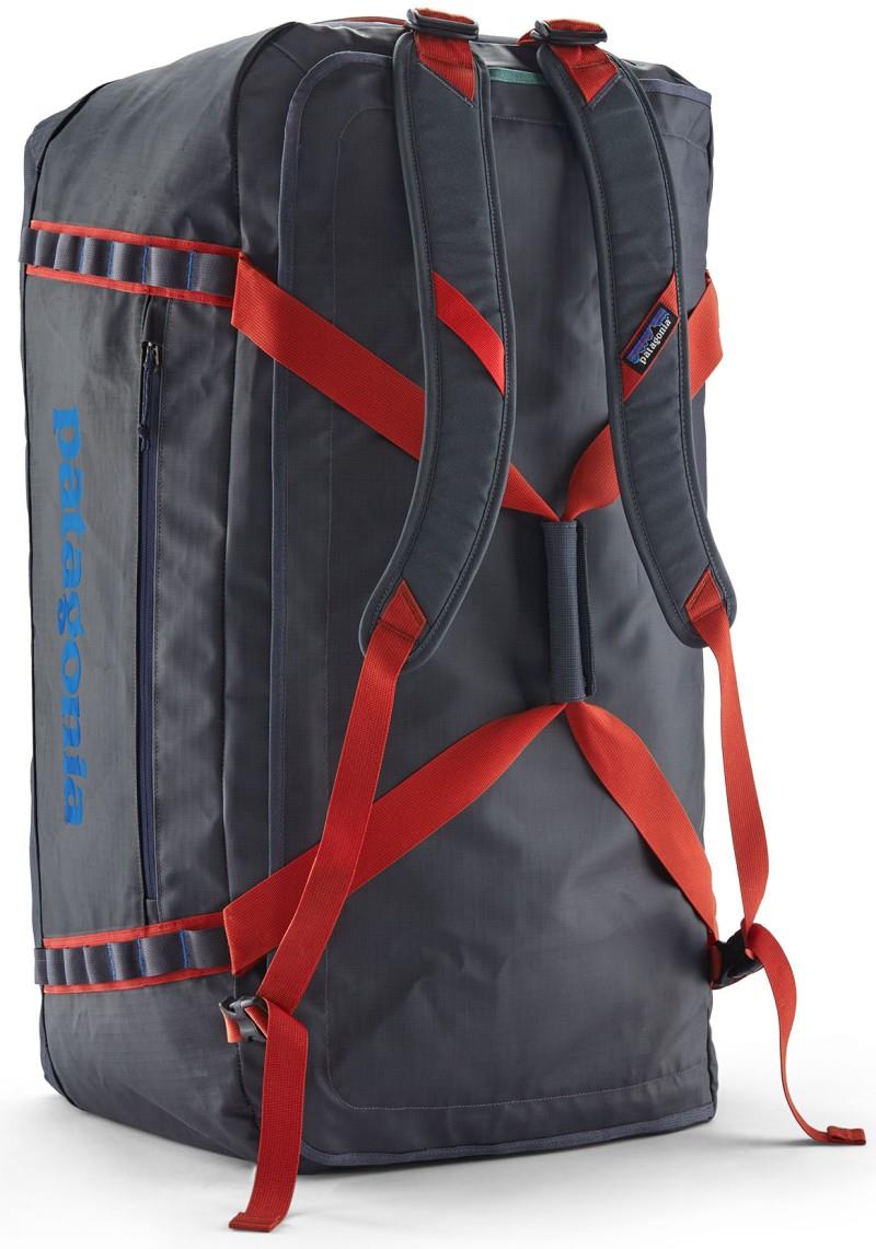 Black Hole Duffel 100L - smolder blue w/amanita red 1
