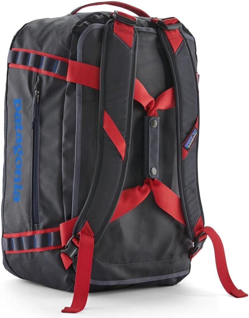 Black Hole Duffel 40L - smolder blue w/amanita red 1
