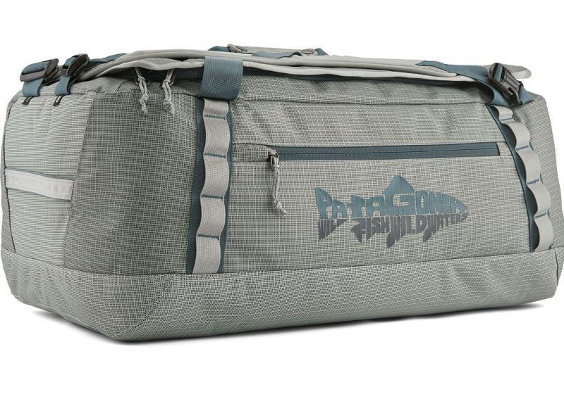 Black Hole Duffel 55L - Wild Waterline / Sleet Green 1