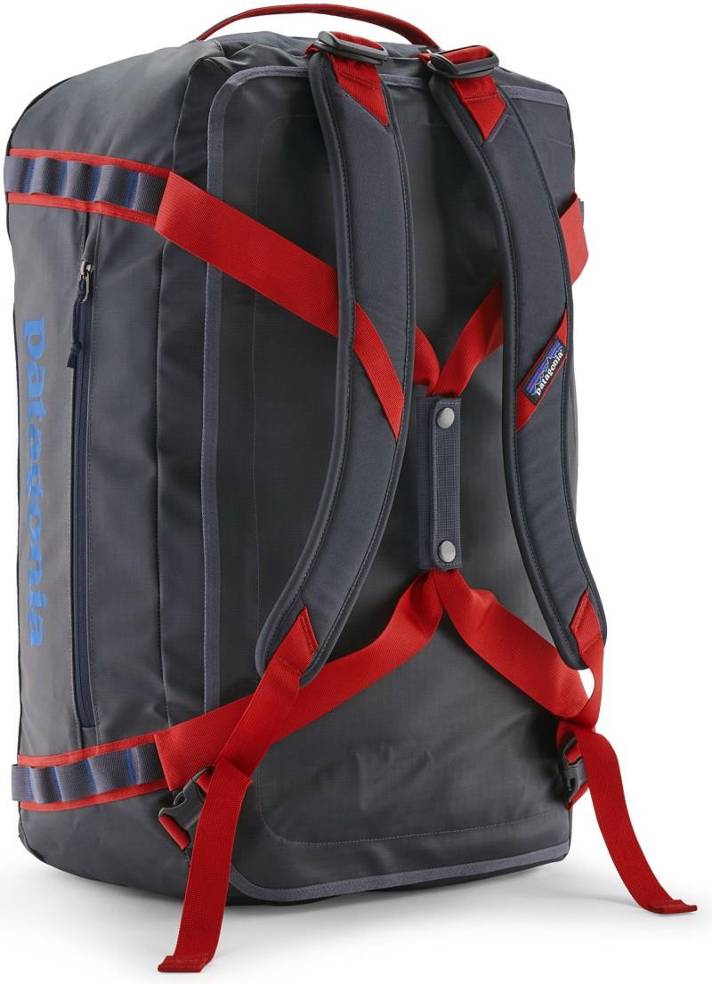 Black Hole Duffel 55L - smolder blue w/amanita red 1