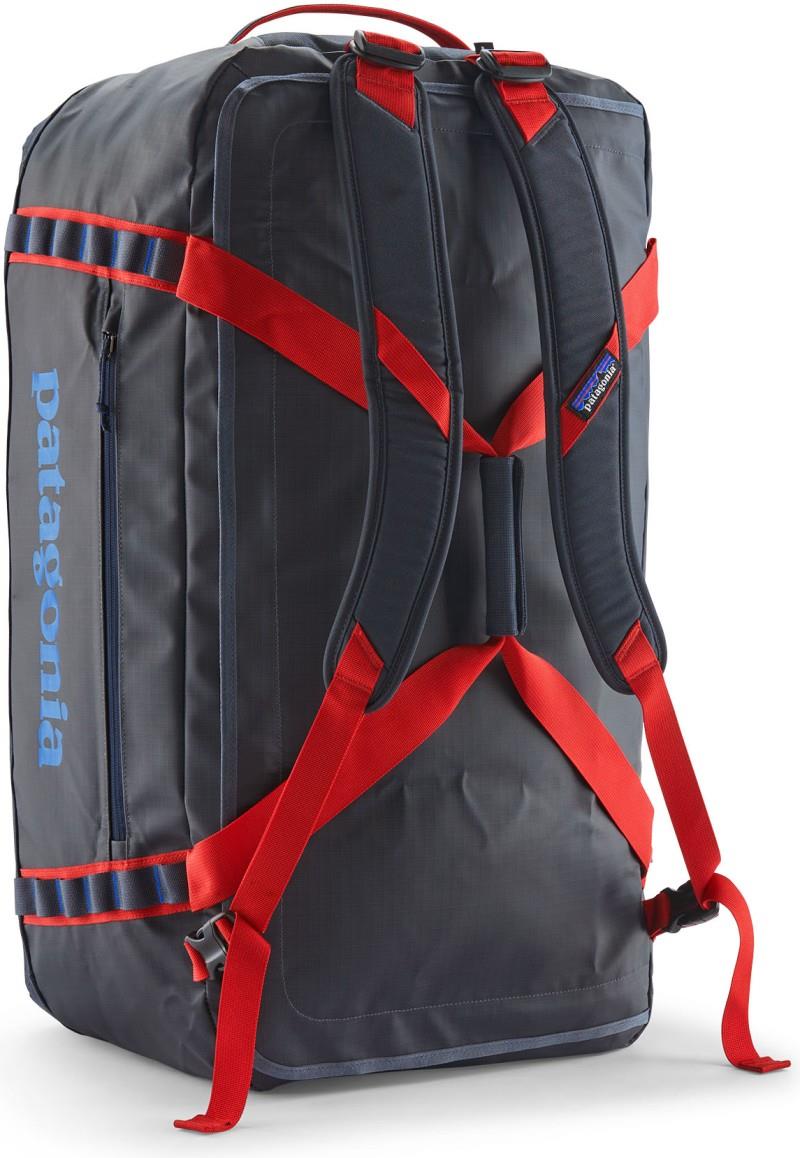 Black Hole Duffel 70L - smolder blue w/amanita red 1