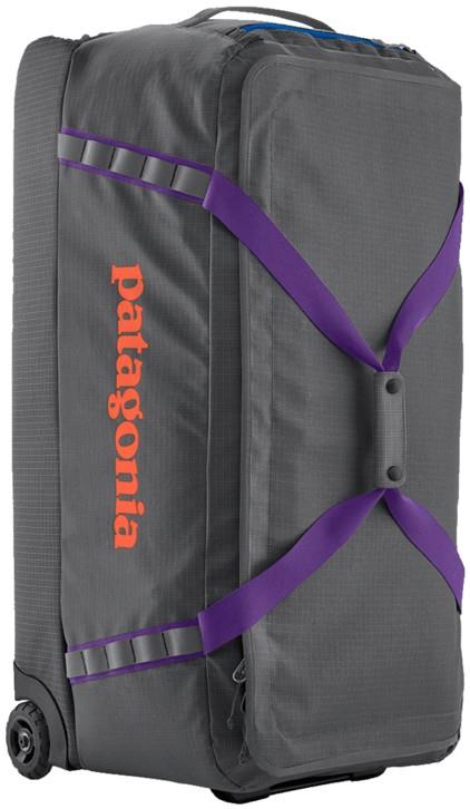 Black Hole Wheeled Duffel 100L - noble grey w/p-6 orange 1