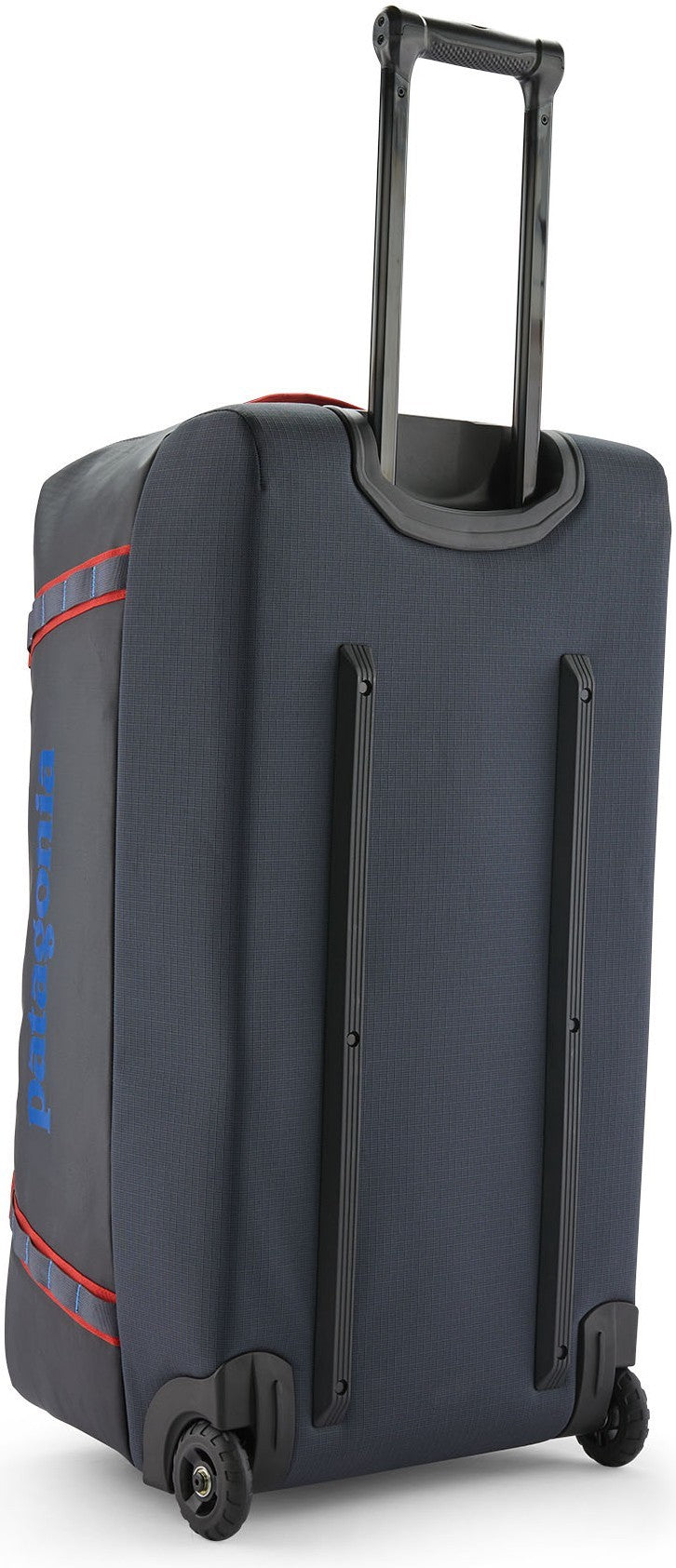 Black Hole Wheeled Duffel 100L - smolder blue w/amanita red 1