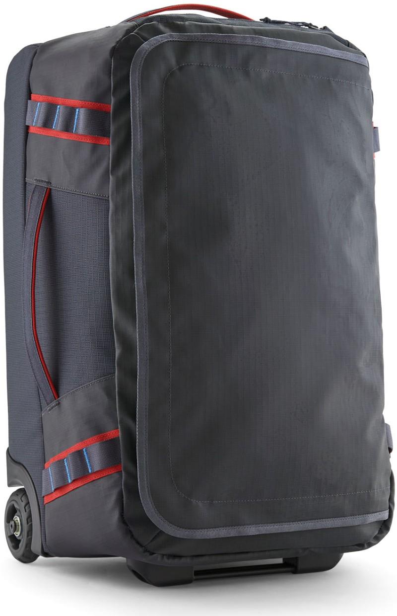 Black Hole Wheeled Duffel 40L - smolder blue w/amanita red 1
